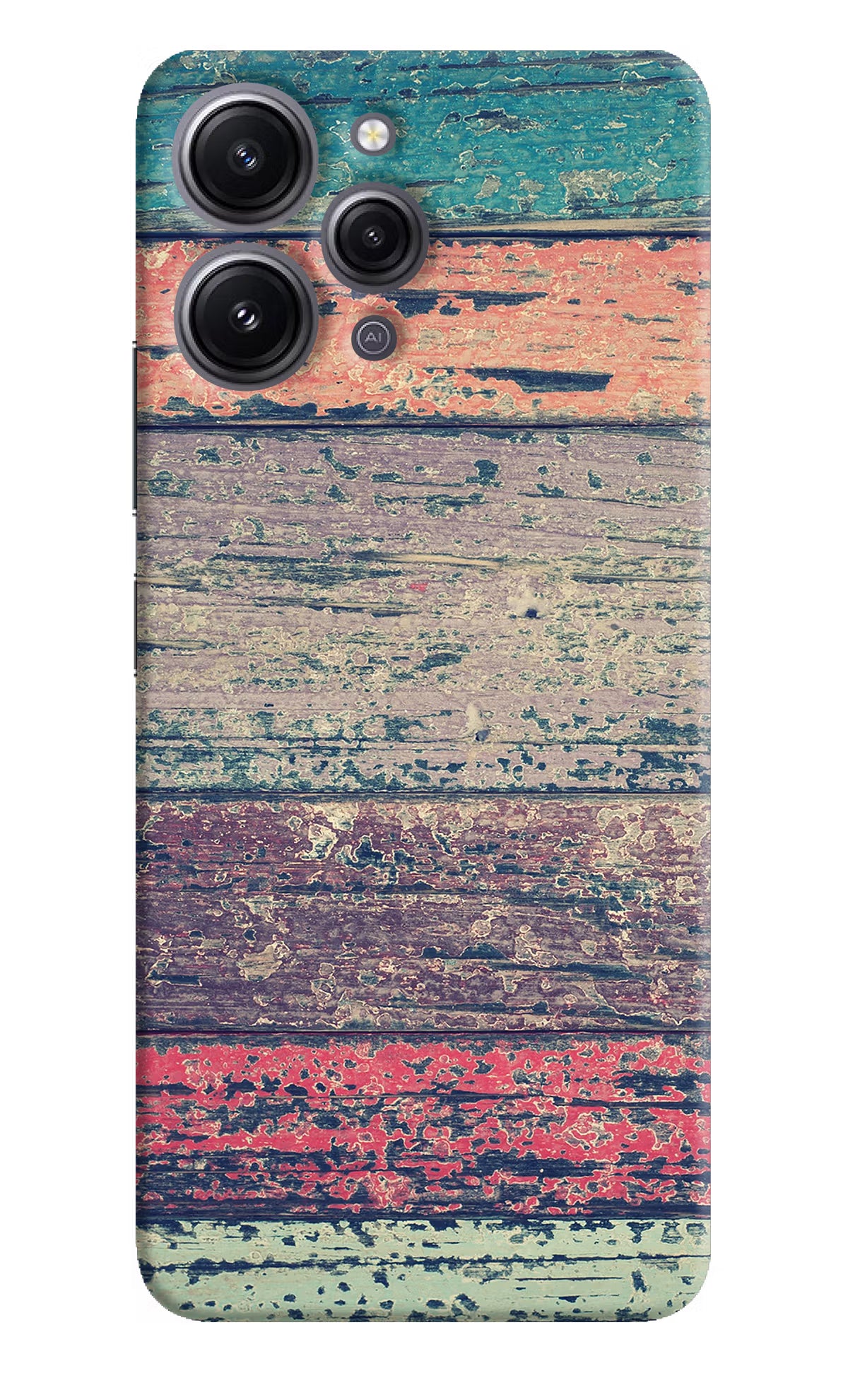 Colourful Wall Redmi 12 4G Hard Case Back Cover by Casekaro