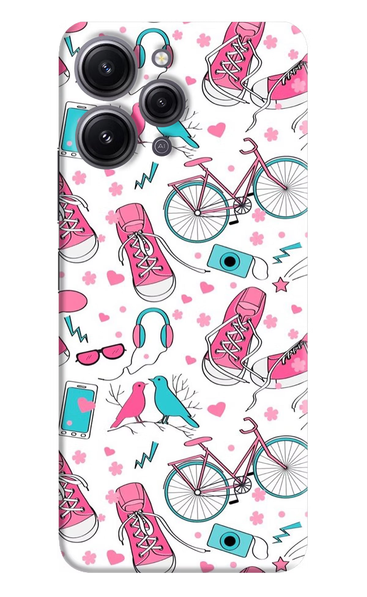 Artwork Redmi 12 4G Hard Case Back Cover by Casekaro