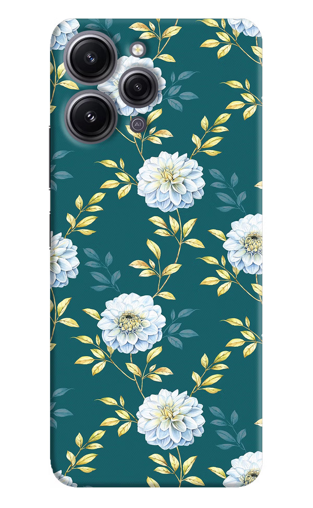 Flowers Redmi 12 4G Hard Case Back Cover by Casekaro