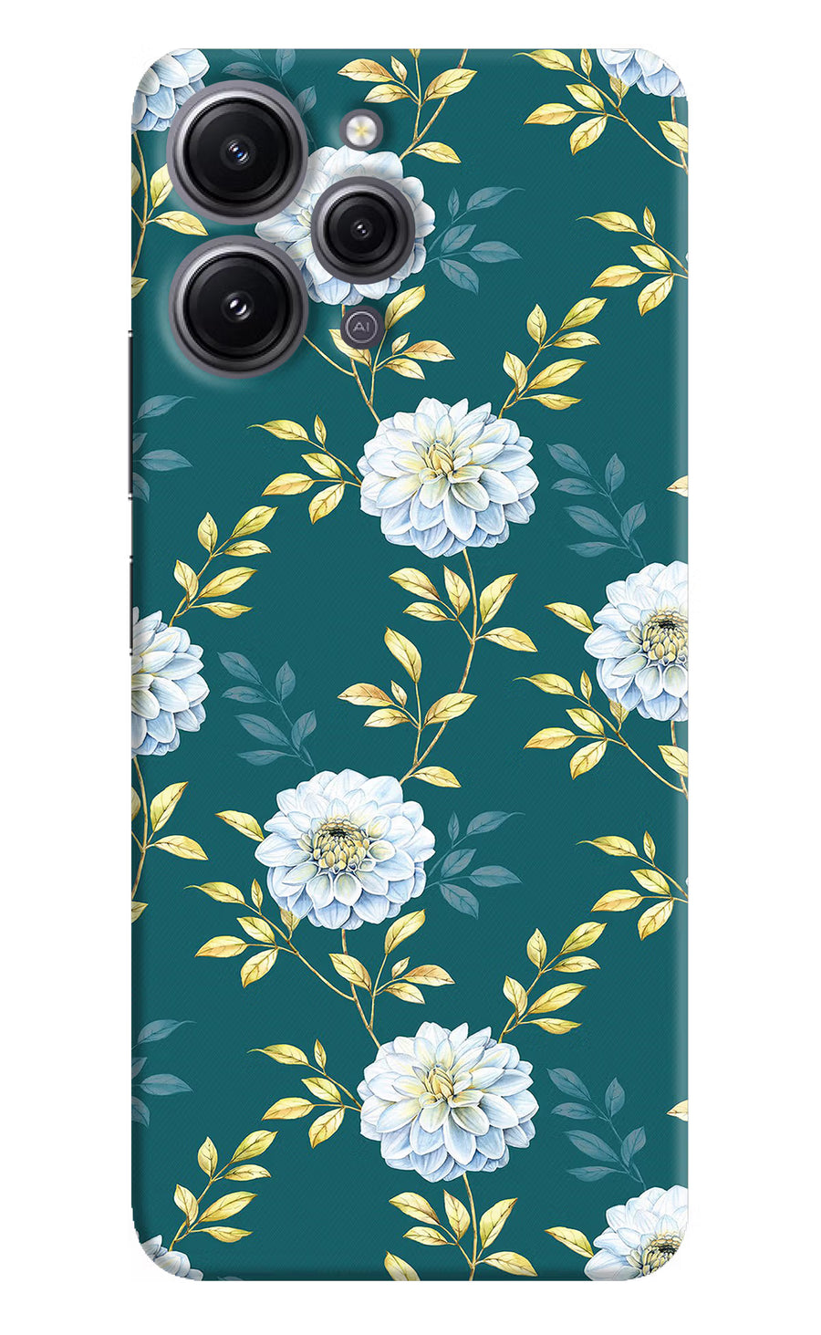 Flowers Redmi 12 4G Back Cover, Hard case