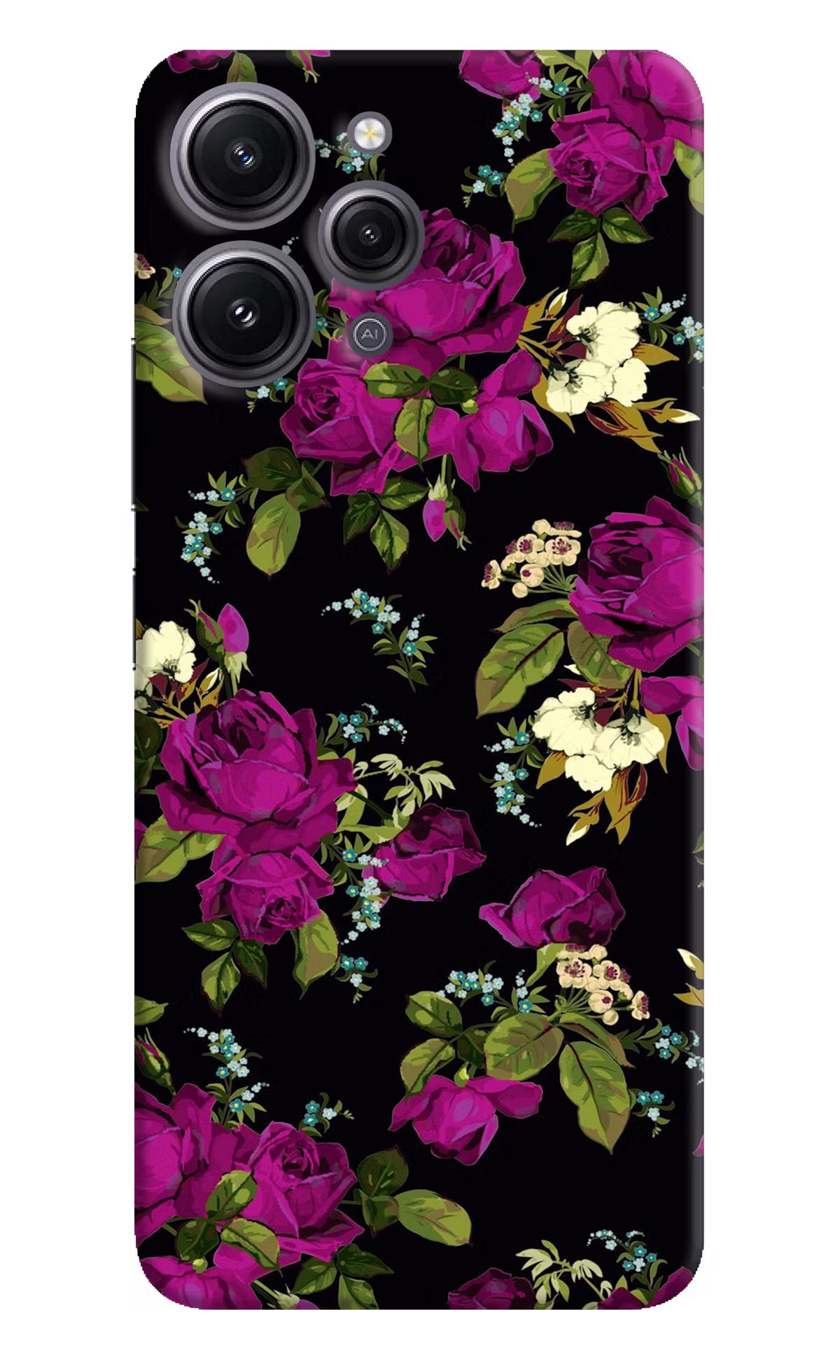 Flowers Redmi 12 4G Hard Case Back Cover by Casekaro