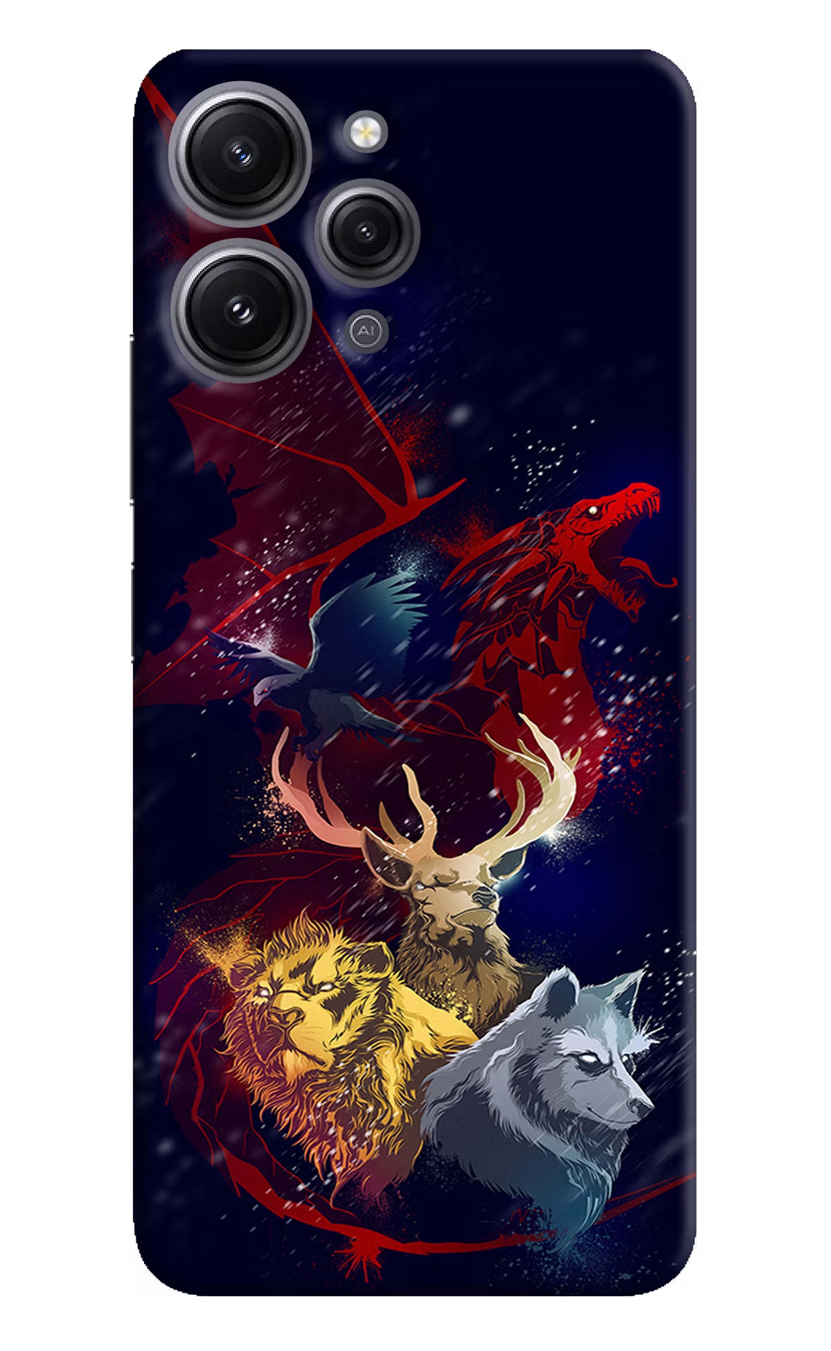 Game Of Thrones Redmi 12 4G Hard Case Back Cover by Casekaro