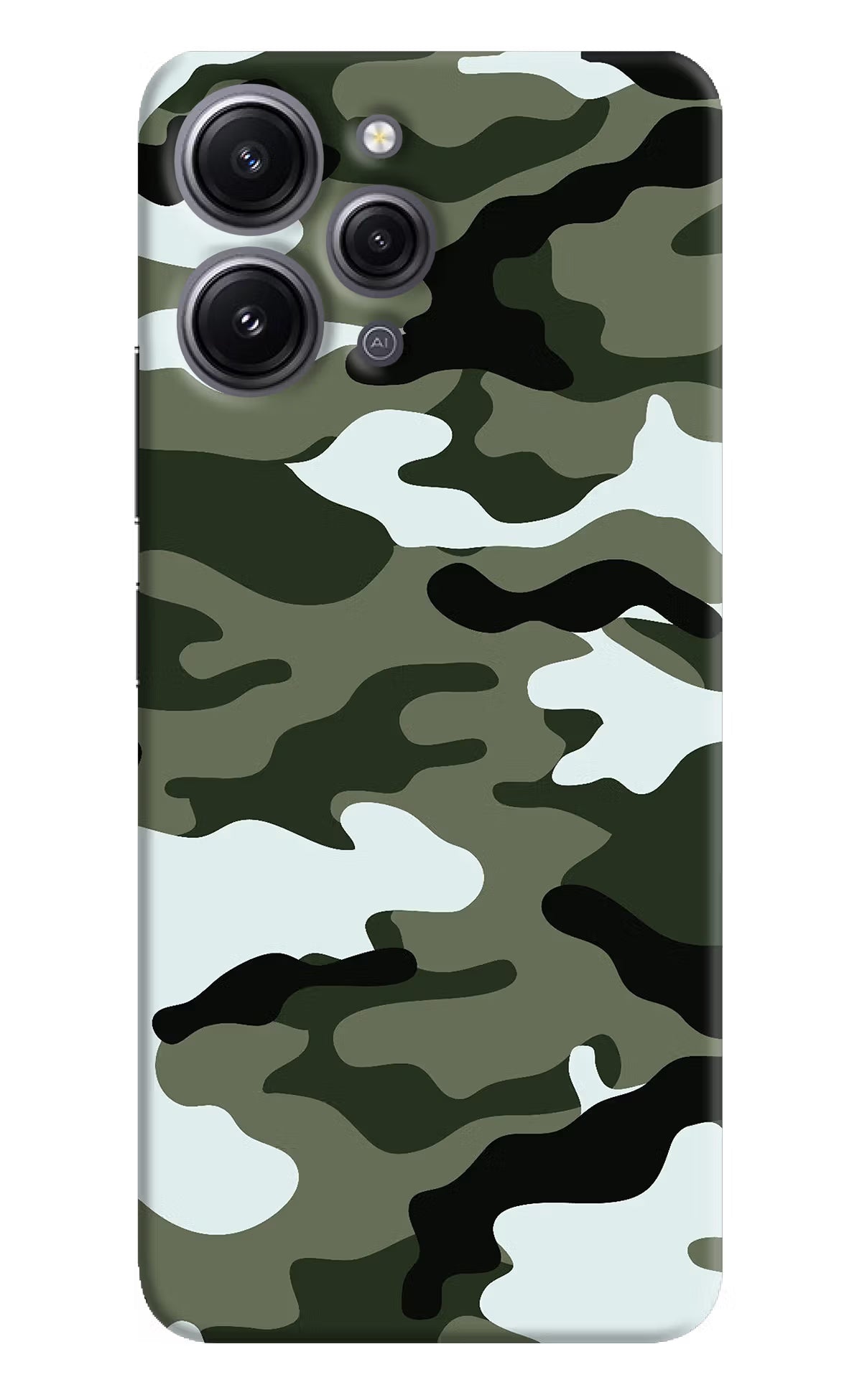 Camouflage Redmi 12 4G Hard Case Back Cover by Casekaro