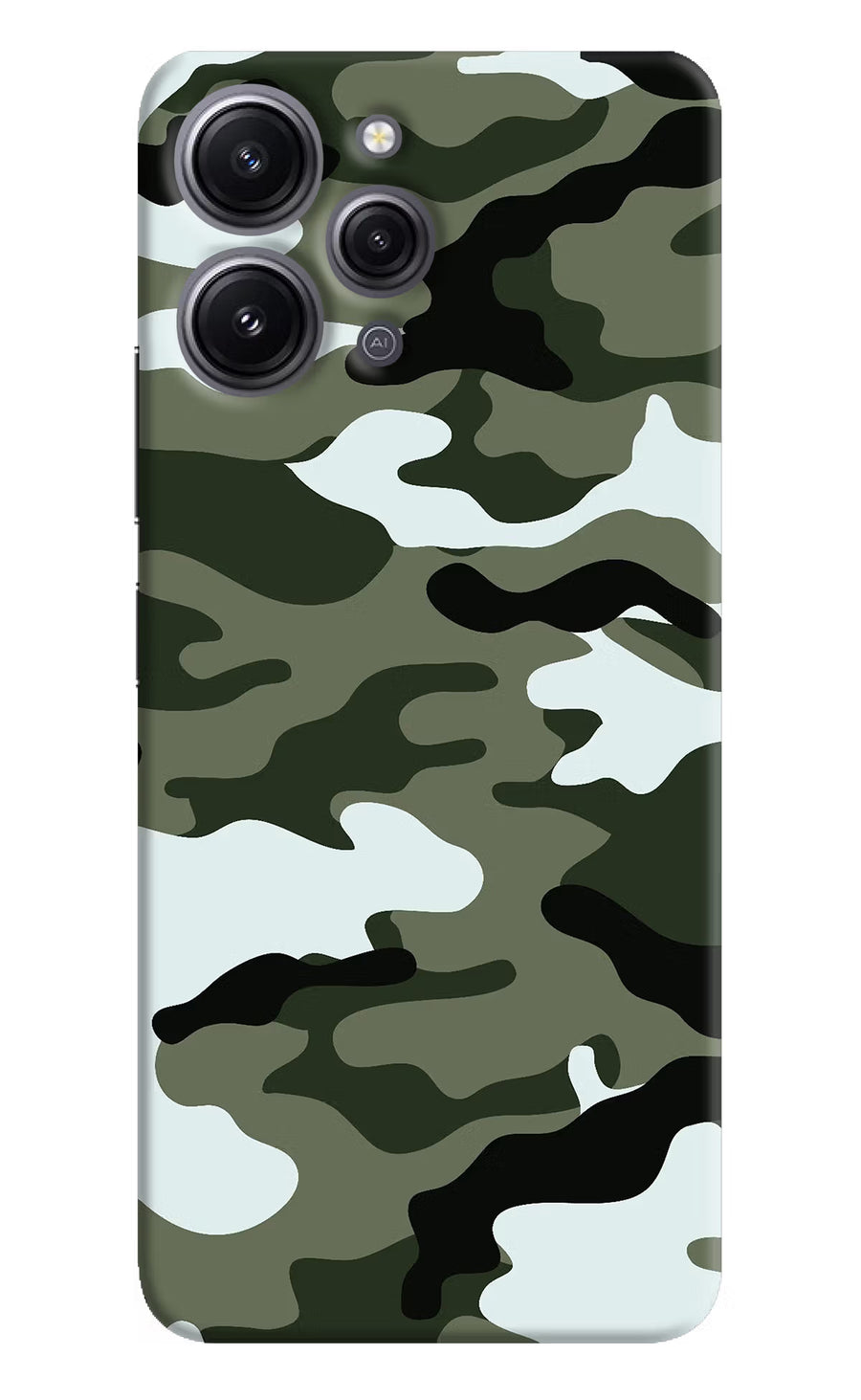 Camouflage Redmi 12 4G Back Cover, Hard case
