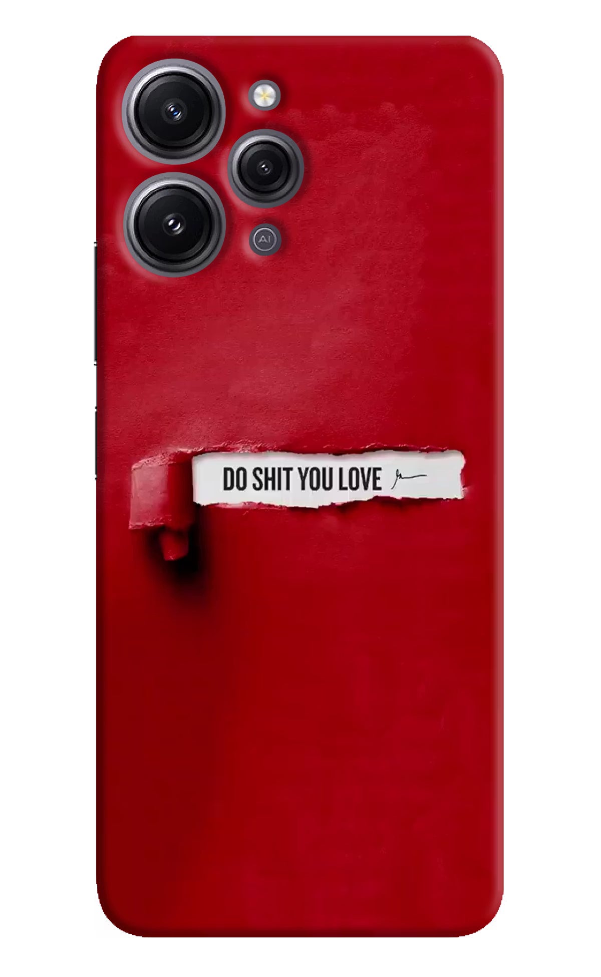 Do Shit You Love Redmi 12 4G Hard Case Back Cover by Casekaro
