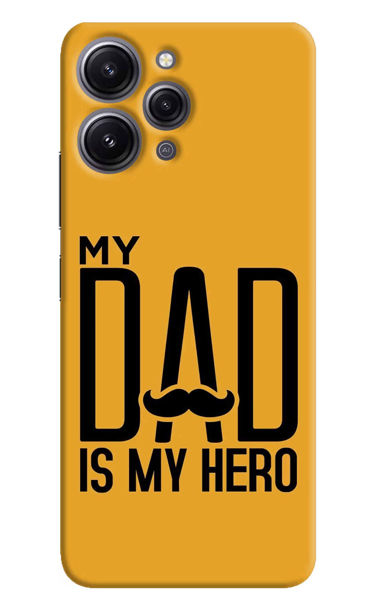 My Dad Is My Hero Redmi 12 4G Hard Case Back Cover by Casekaro