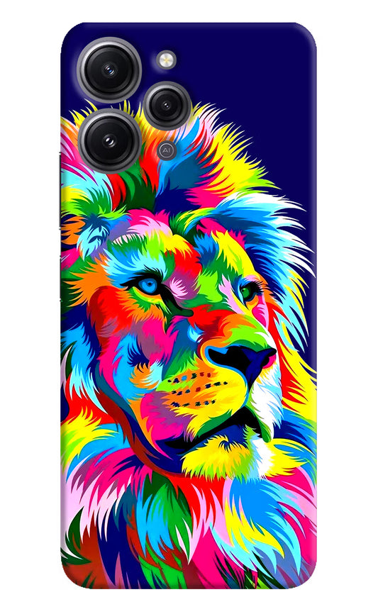 Vector Art Lion Redmi 12 4G Hard Case Back Cover by Casekaro