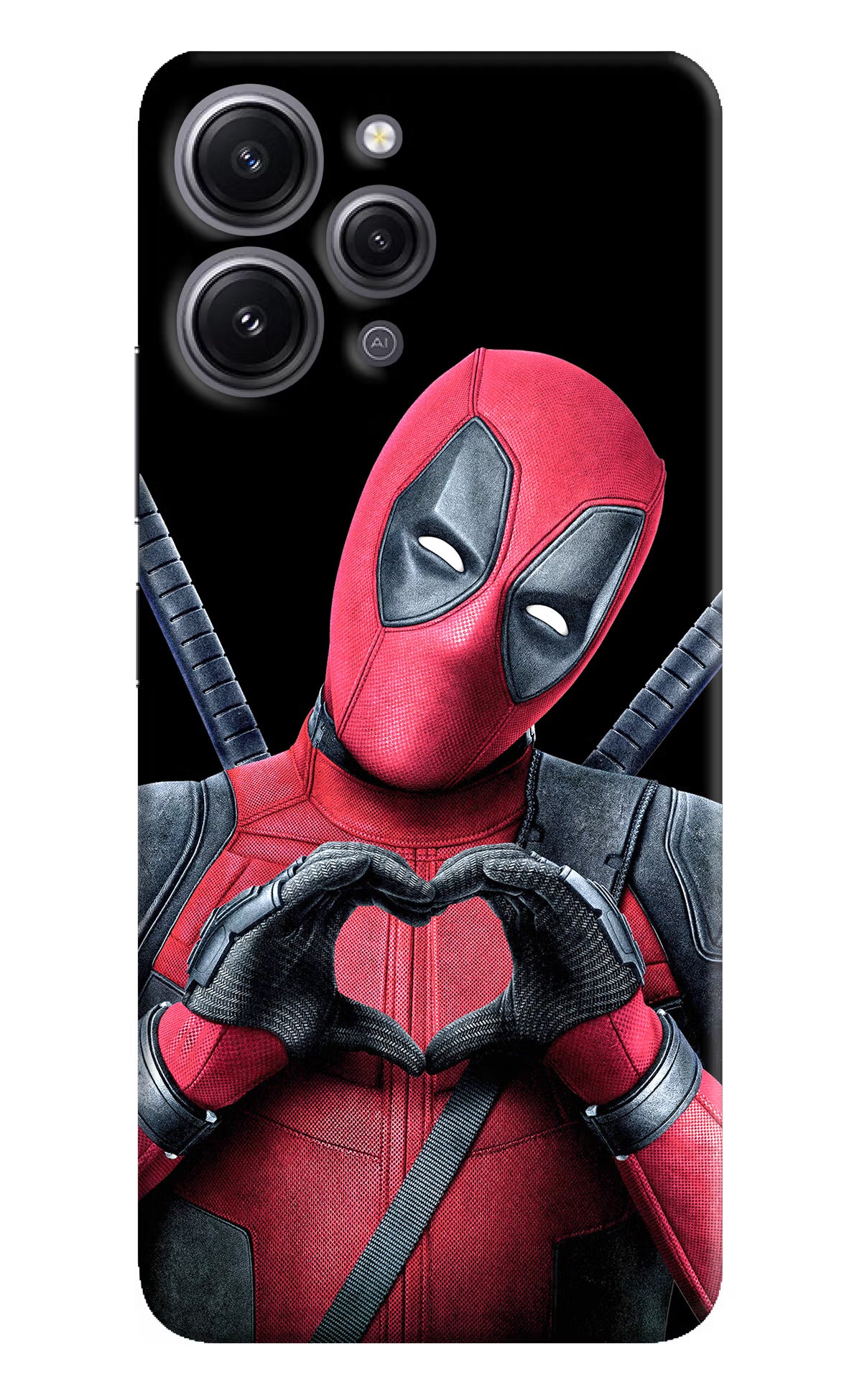Deadpool Redmi 12 4G Hard Case Back Cover by Casekaro