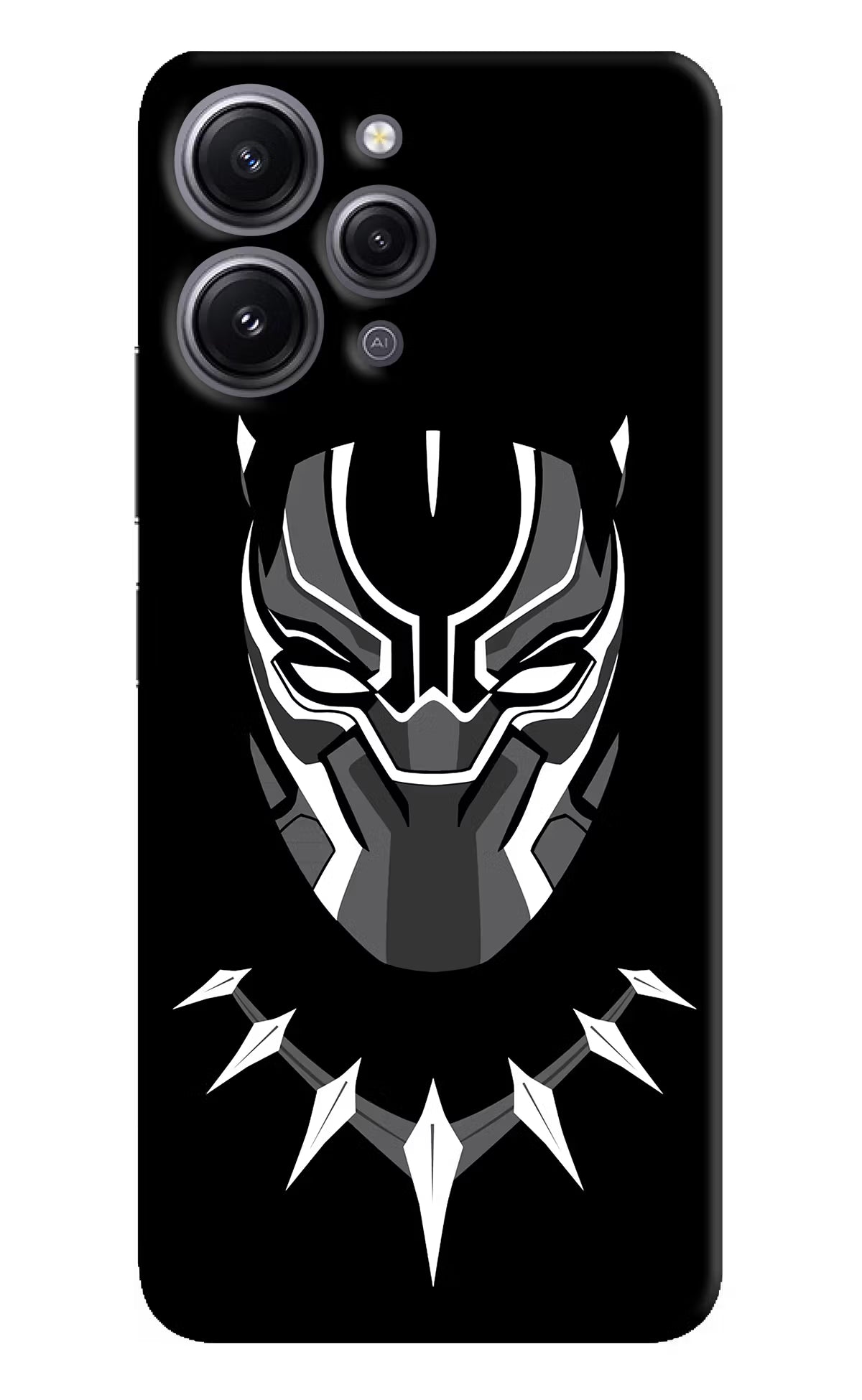 Black Panther Redmi 12 4G Hard Case Back Cover by Casekaro
