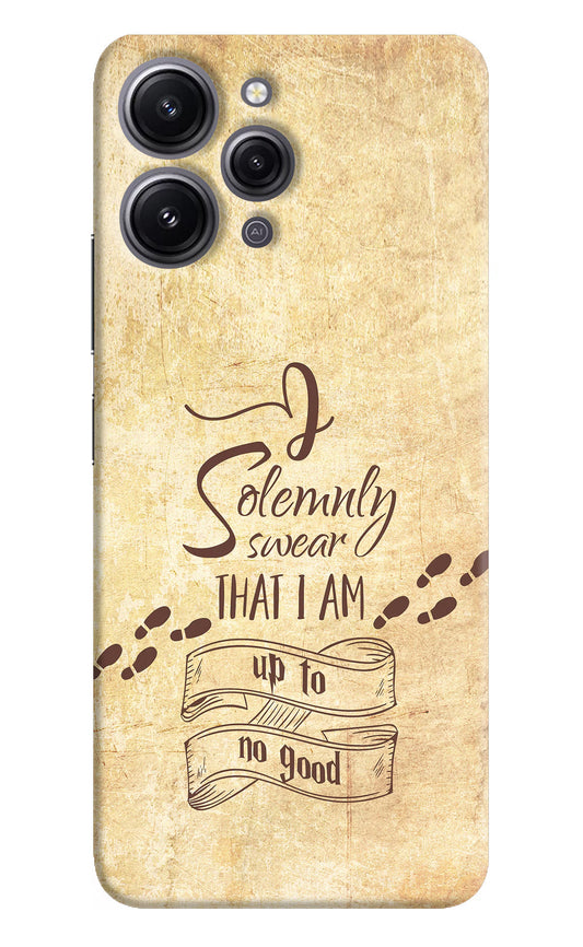 I Solemnly swear that i up to no good Redmi 12 4G Hard Case Back Cover by Casekaro