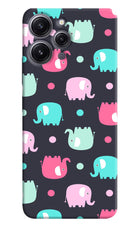 Elephants Redmi 12 4G Hard Case Back Cover by Casekaro
