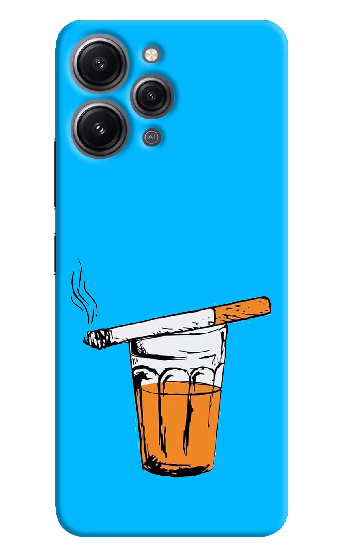 Chai Sutta Redmi 12 4G Hard Case Back Cover by Casekaro