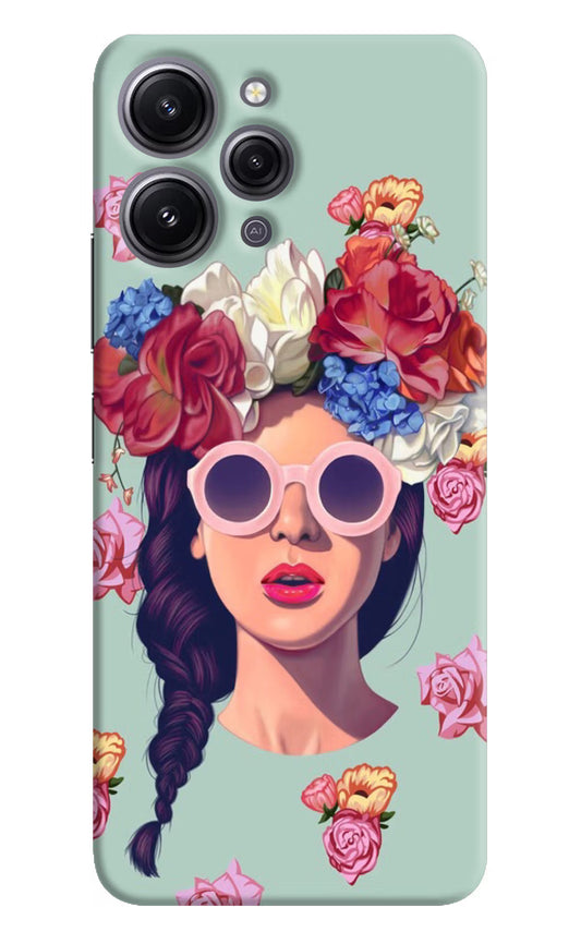 Pretty Girl Redmi 12 4G Hard Case Back Cover by Casekaro