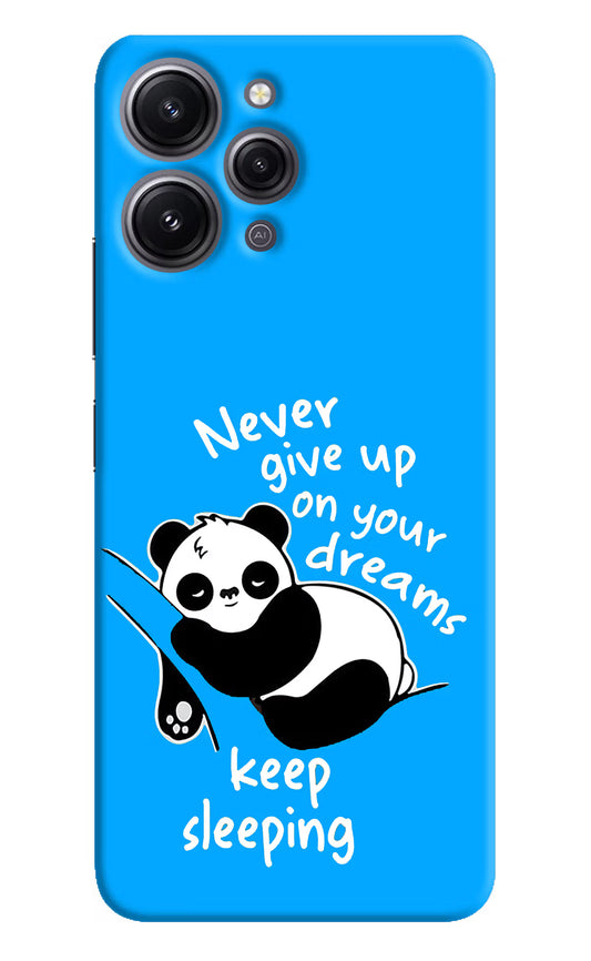 Keep Sleeping Redmi 12 4G Hard Case Back Cover by Casekaro