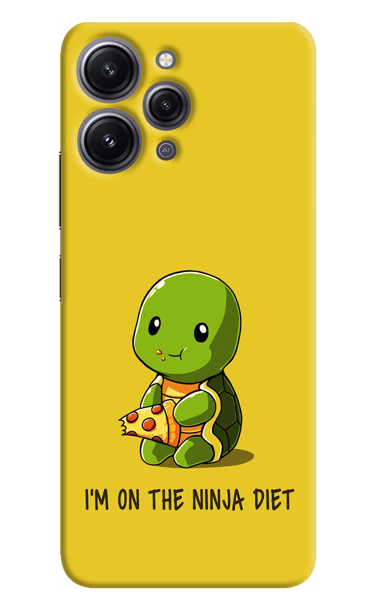 I'm on Ninja Diet Redmi 12 4G Hard Case Back Cover by Casekaro