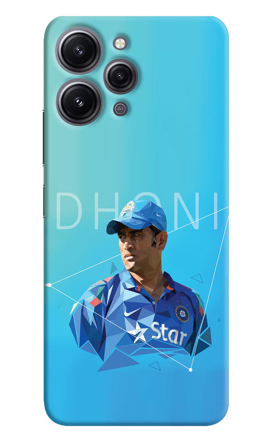Dhoni Artwork Redmi 12 4G Hard Case Back Cover by Casekaro
