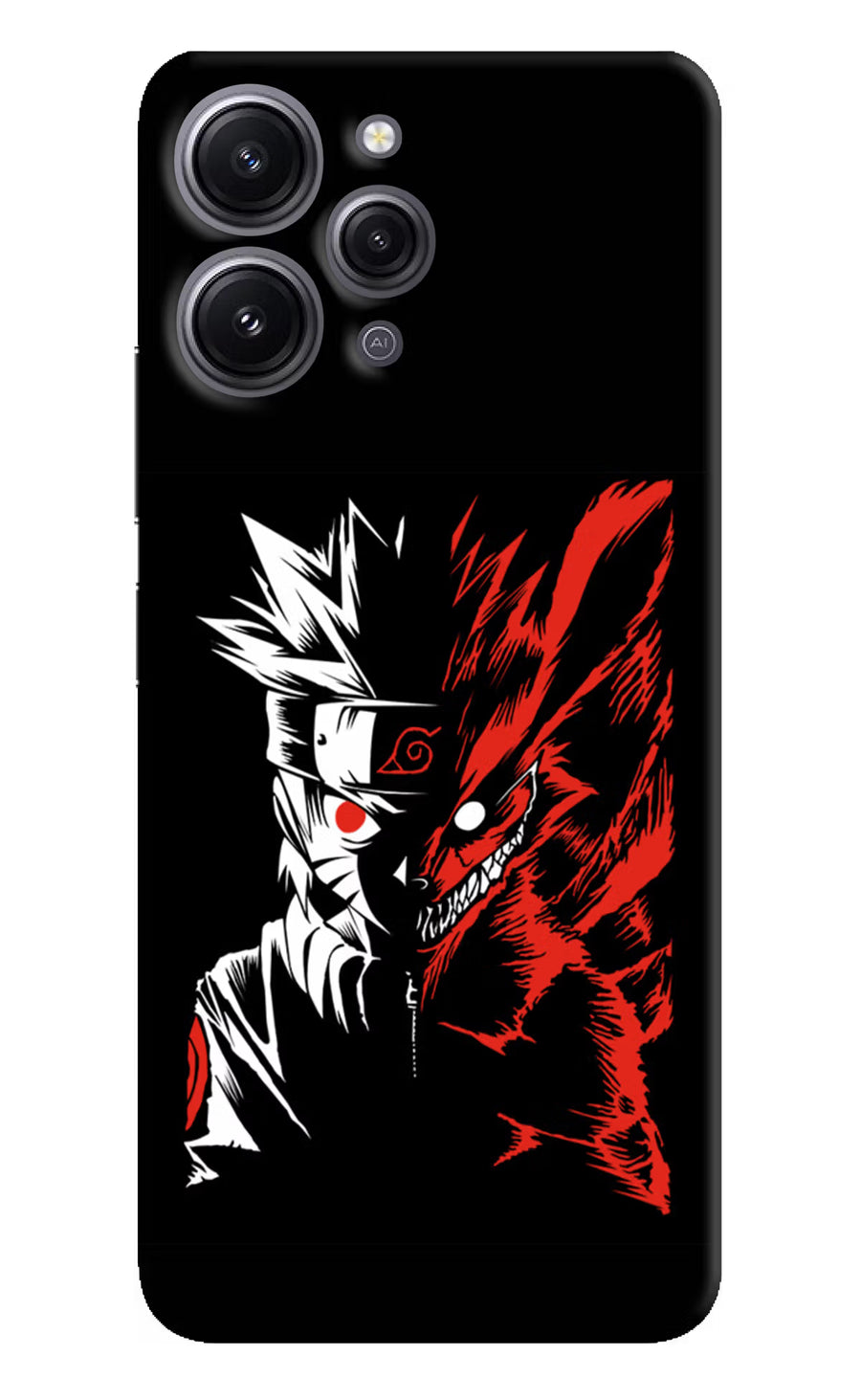 Naruto Two Face Redmi 12 4G Back Cover, Hard case