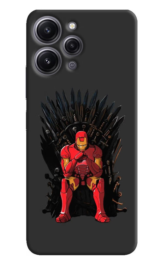 Ironman Throne Redmi 12 4G Hard Case Back Cover by Casekaro