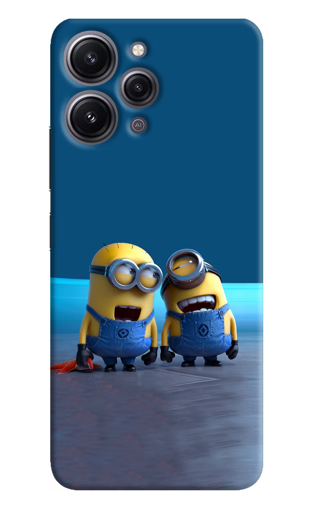 Minion Laughing Redmi 12 4G Hard Case Back Cover by Casekaro
