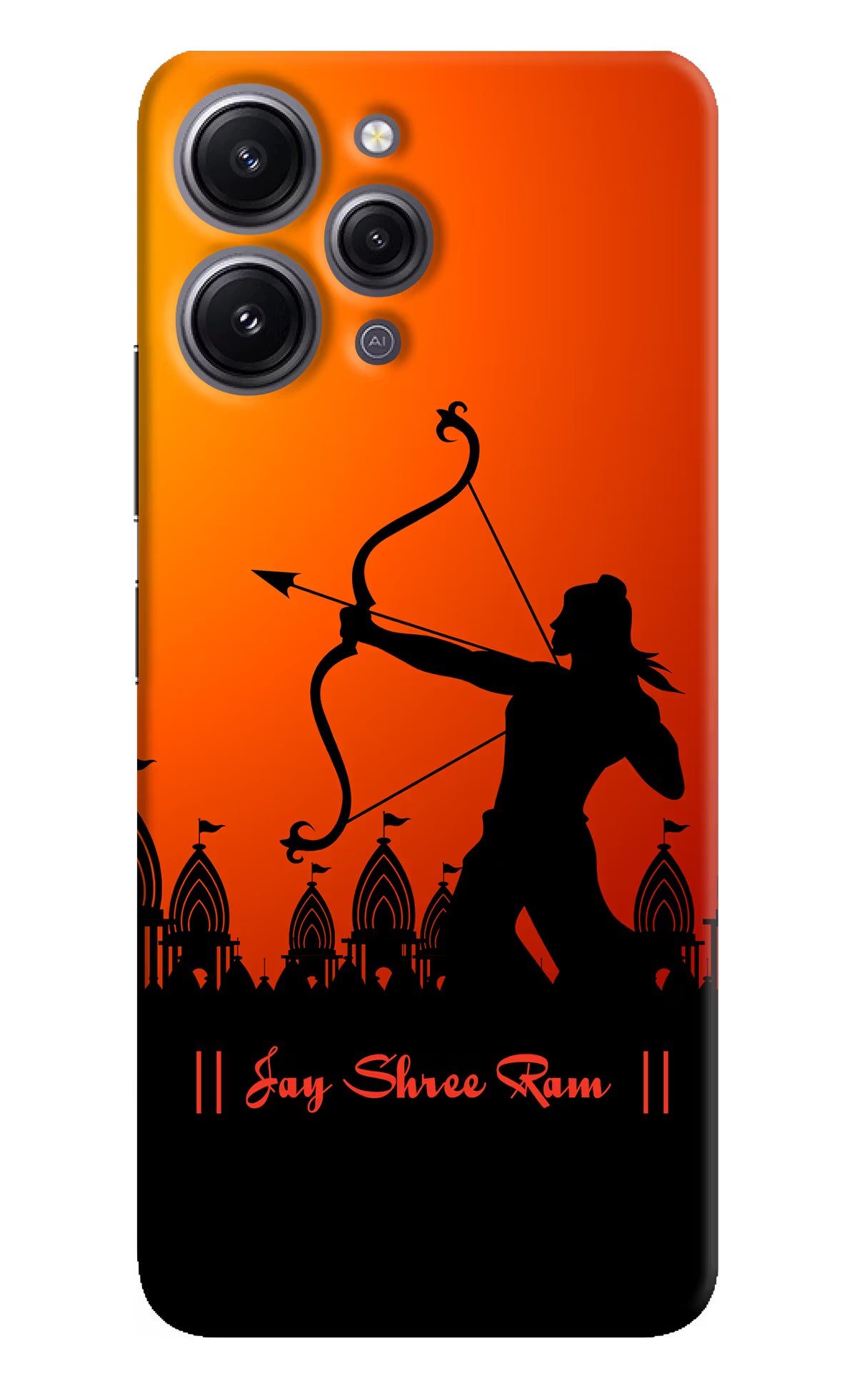 Lord Ram - 4 Redmi 12 4G Hard Case Back Cover by Casekaro