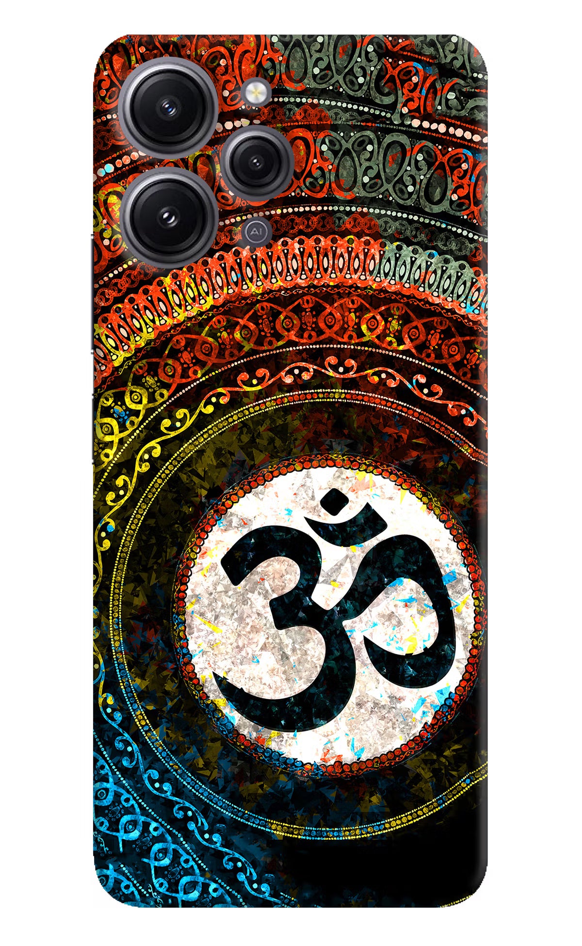 Om Cultural Redmi 12 4G Hard Case Back Cover by Casekaro