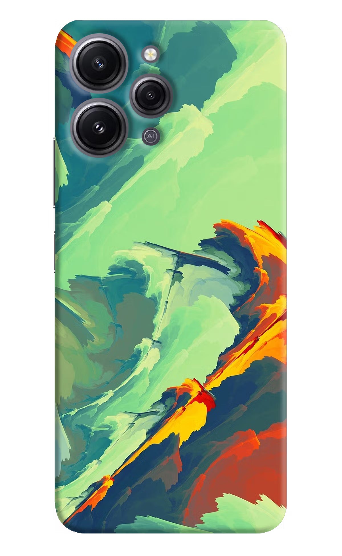 Paint Art Redmi 12 4G Hard Case Back Cover by Casekaro