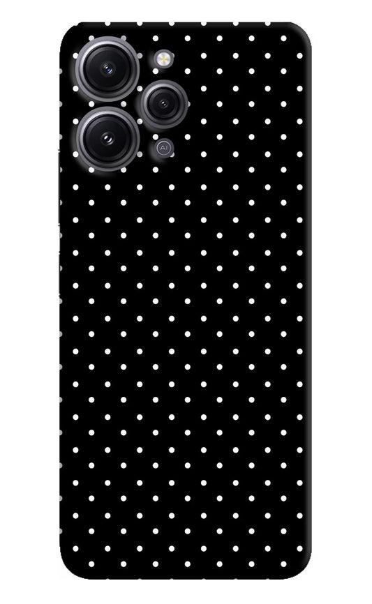 White Dots Redmi 12 4G Hard Case Back Cover by Casekaro