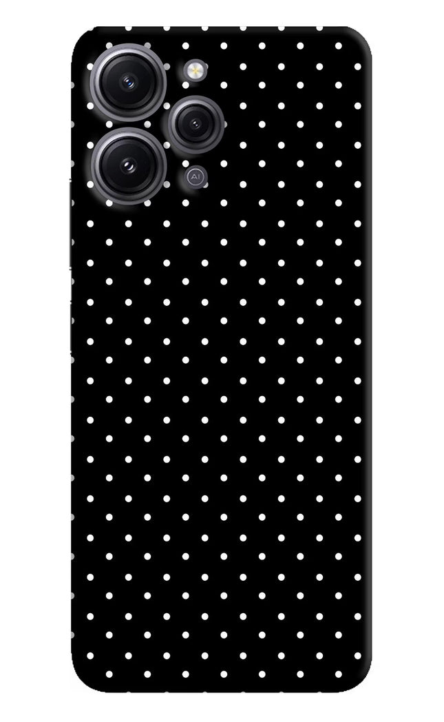 White Dots Redmi 12 4G Hard Case Back Cover by Casekaro