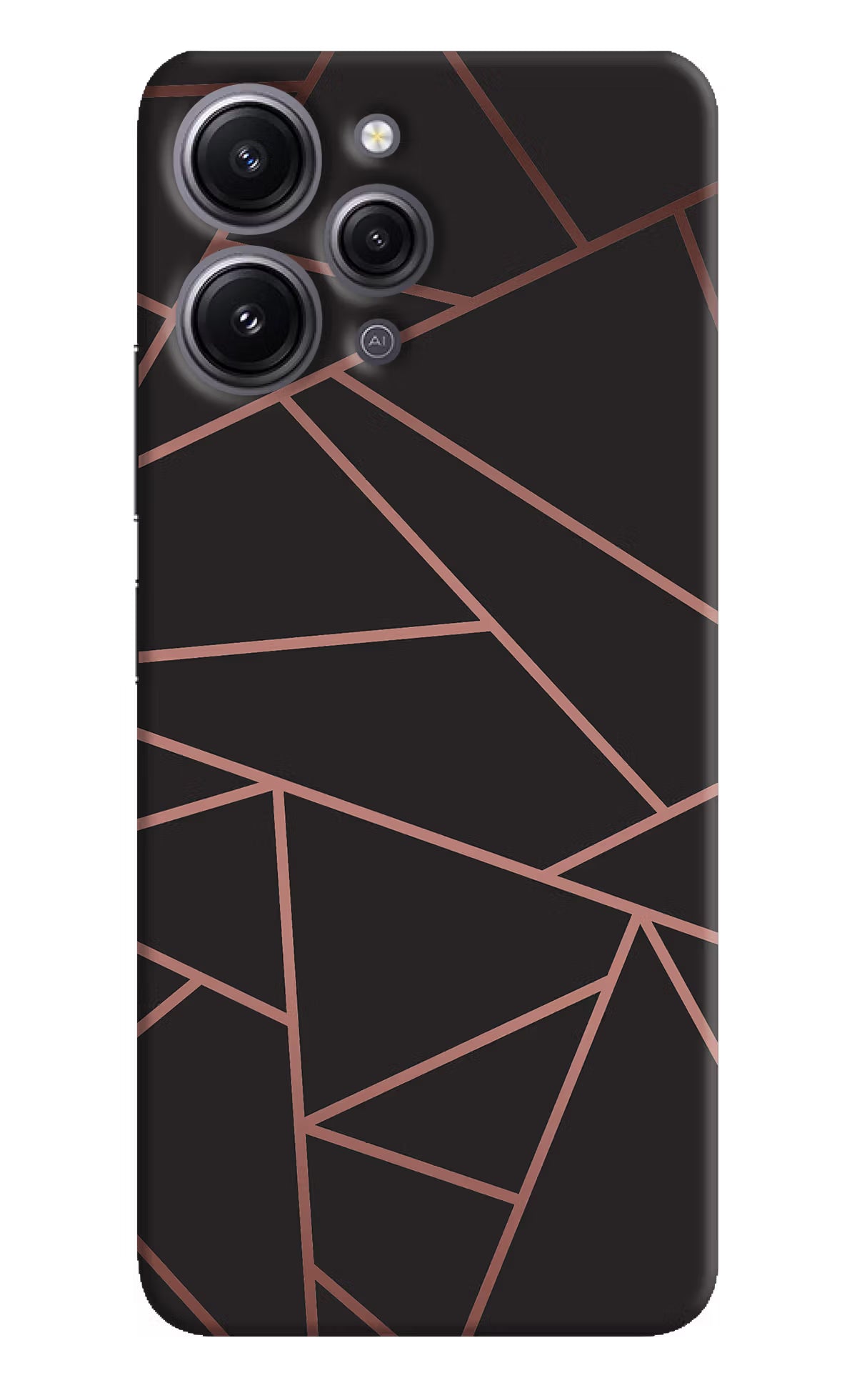 Geometric Pattern Redmi 12 4G Hard Case Back Cover by Casekaro