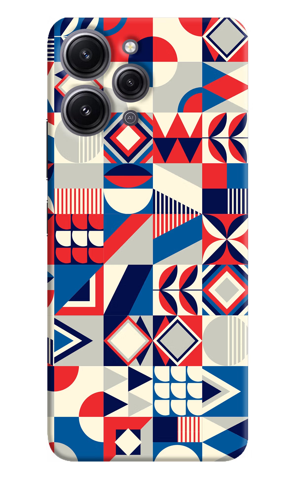 Colorful Pattern Redmi 12 4G Hard Case Back Cover by Casekaro