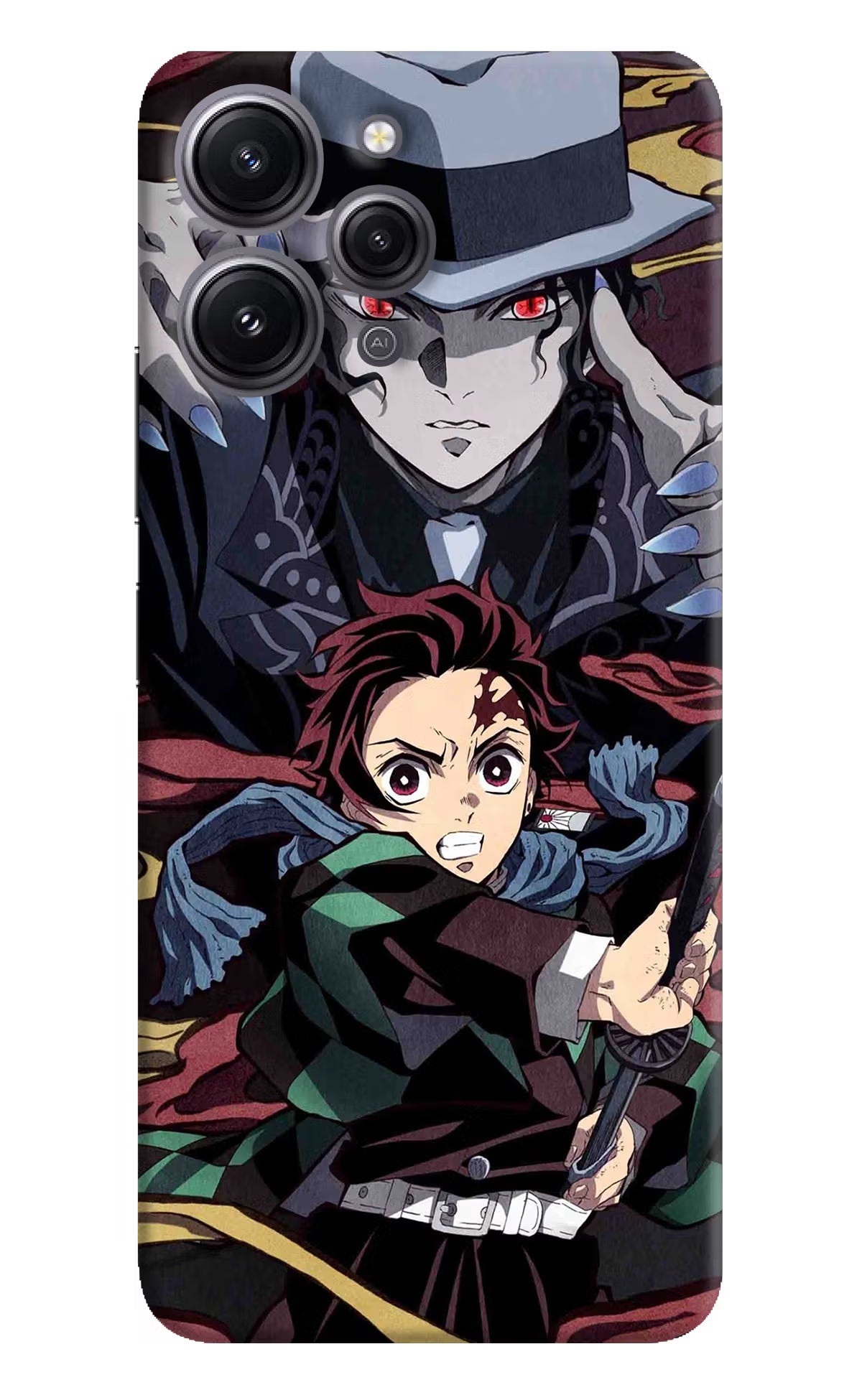 Demon Slayer Redmi 12 4G Hard Case Back Cover by Casekaro