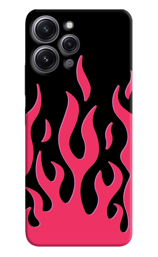 Fire Flames Redmi 12 4G Hard Case Back Cover by Casekaro