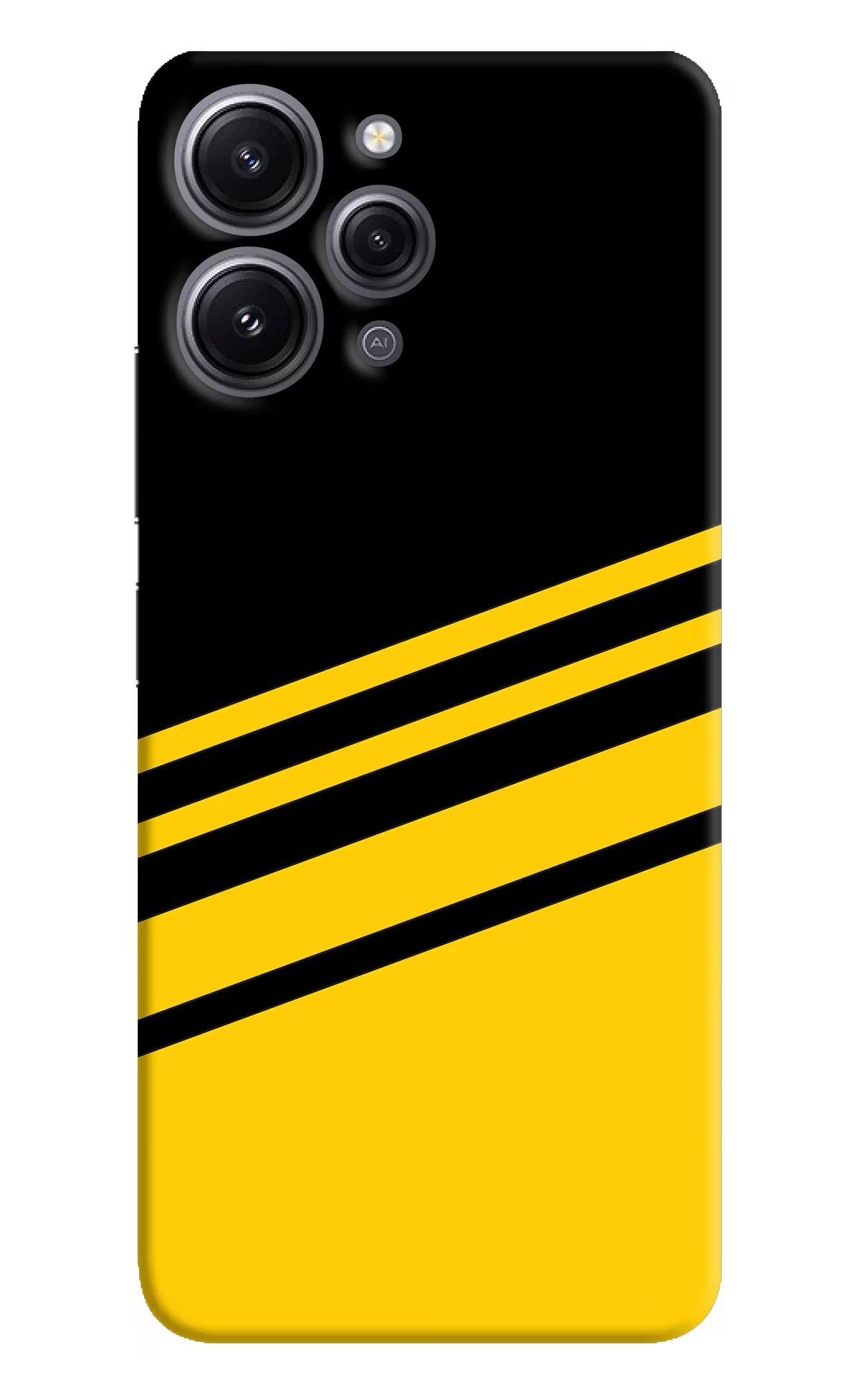 Yellow Shades Redmi 12 4G Hard Case Back Cover by Casekaro
