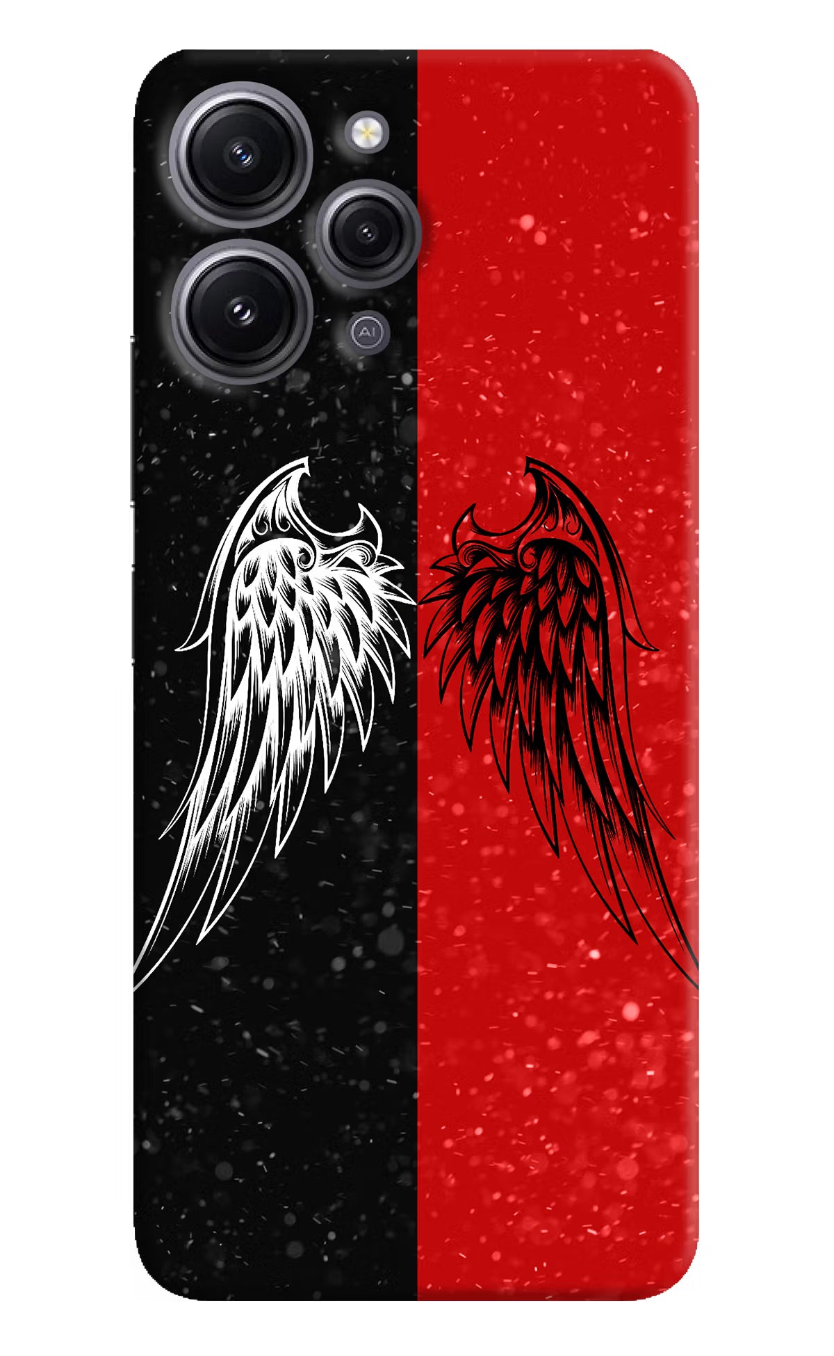 Wings Redmi 12 4G Hard Case Back Cover by Casekaro