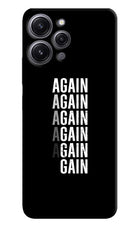 Again Again Gain Redmi 12 4G Hard Case Back Cover by Casekaro