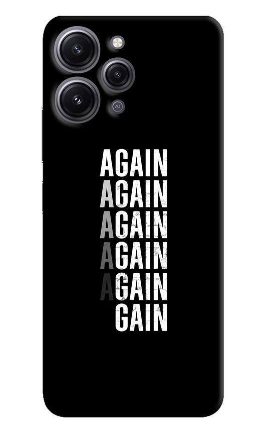 Again Again Gain Redmi 12 4G Hard Case Back Cover by Casekaro