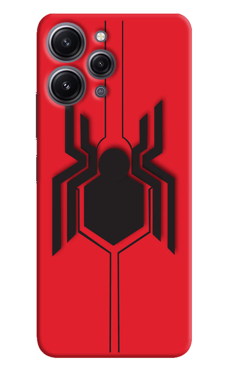 Spider Redmi 12 4G Back Cover, Hard case