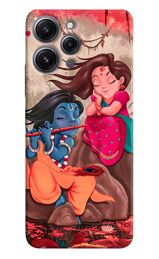 Radhe Krishna Redmi 12 4G Hard Case Back Cover by Casekaro