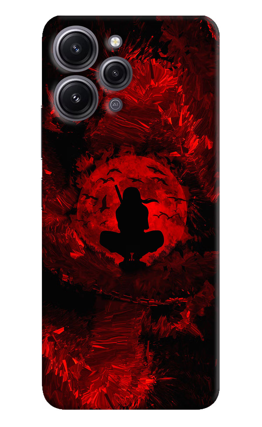 Itachi Uchiha Redmi 12 4G Back Cover, Hard case