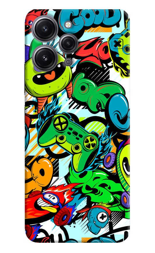 Game Doodle Redmi 12 4G Hard Case Back Cover by Casekaro
