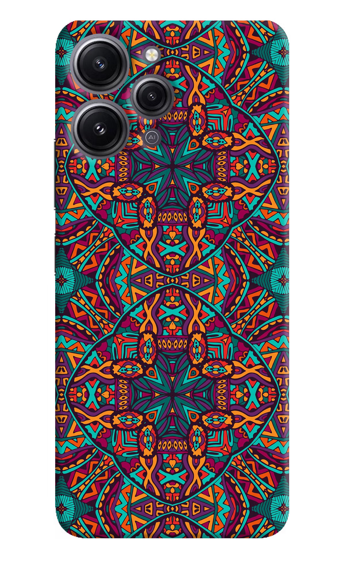 Colour Mandala Redmi 12 4G Hard Case Back Cover by Casekaro
