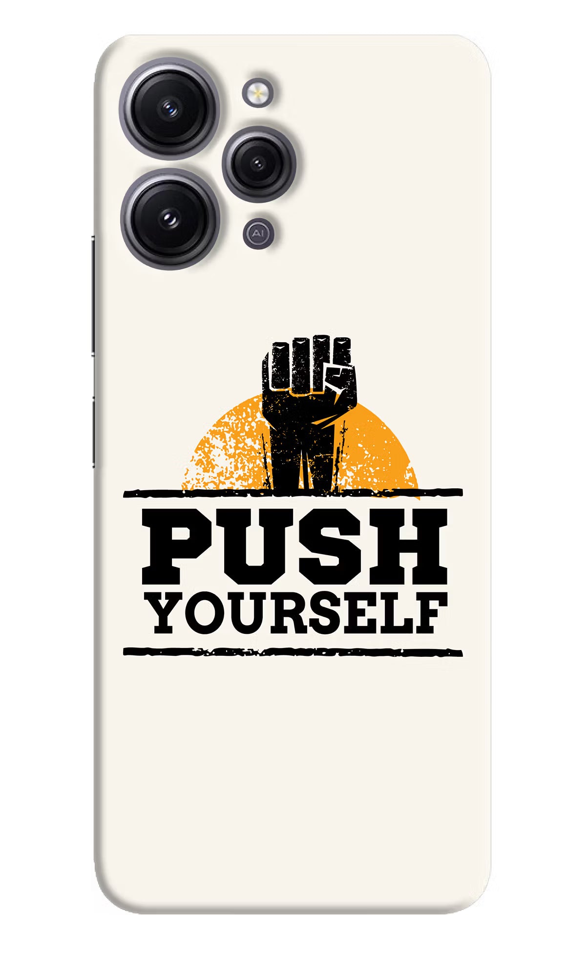 Push Yourself Redmi 12 4G Hard Case Back Cover by Casekaro