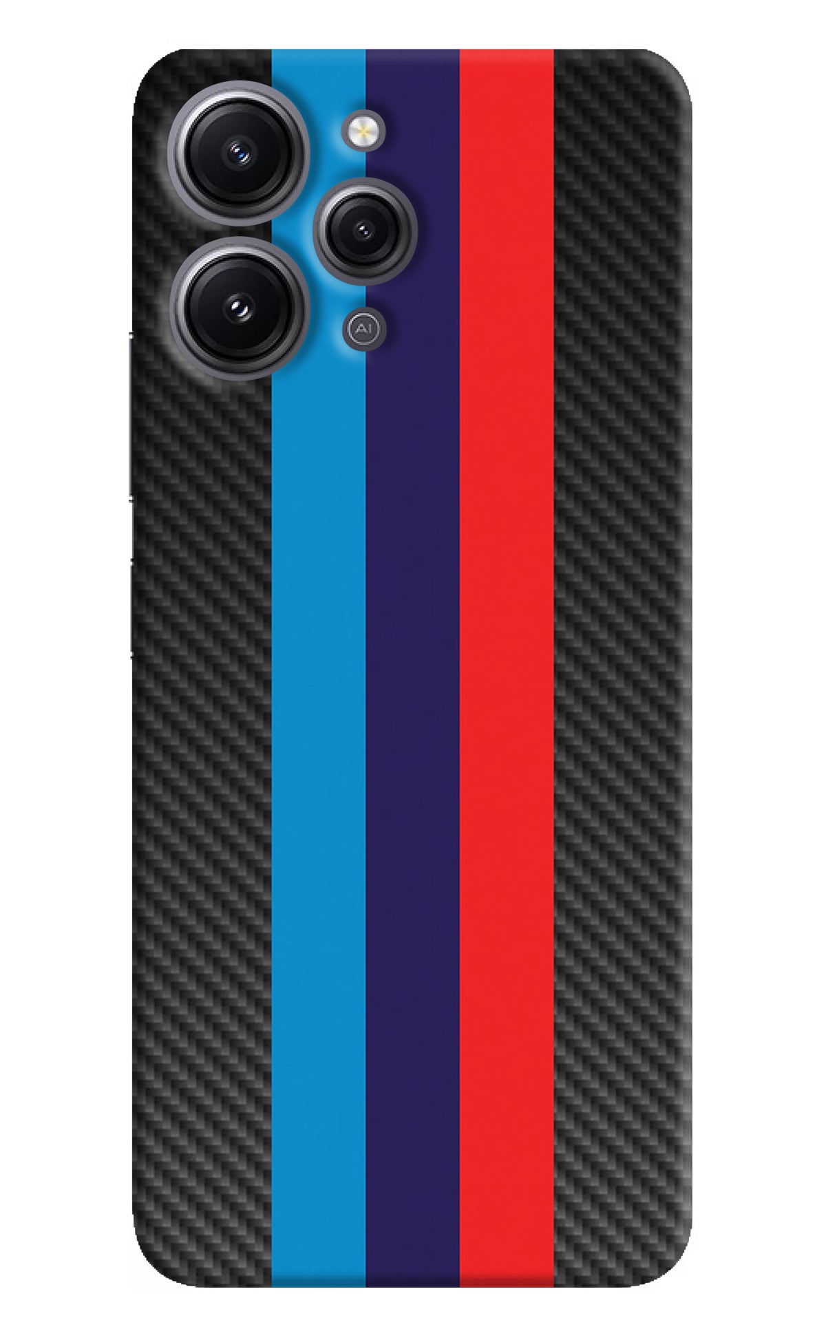 BMW Stripes Pattern Redmi 12 4G Back Cover