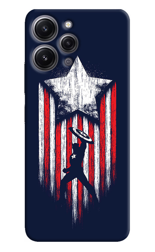 Captain America Marvel Art Redmi 12 4G Back Cover