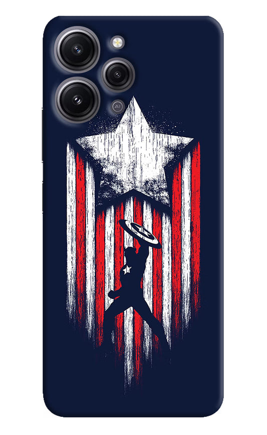 Captain America Marvel Art Redmi 12 4G Hard Case Back Cover by Casekaro