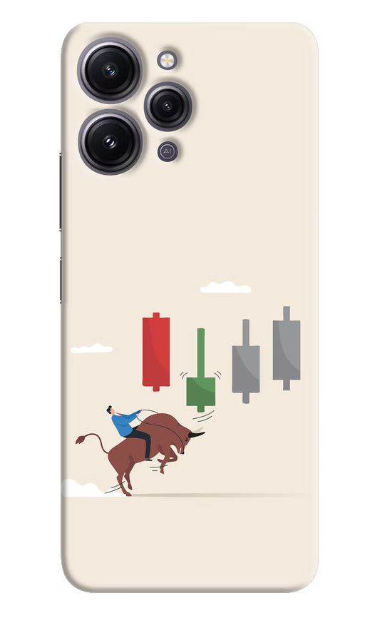 Bull Trading Momentum Redmi 12 4G Hard Case Back Cover by Casekaro
