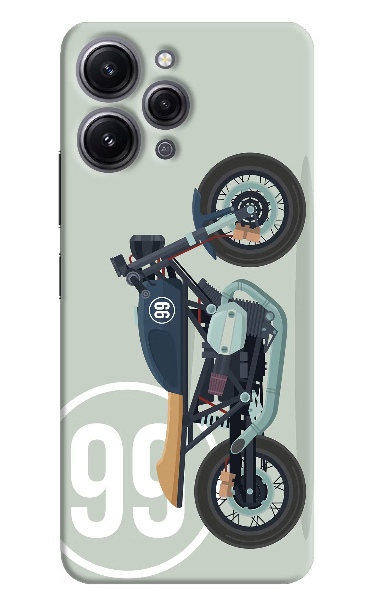 Classic Cafe Racer 99 Redmi 12 4G Hard Case Back Cover by Casekaro