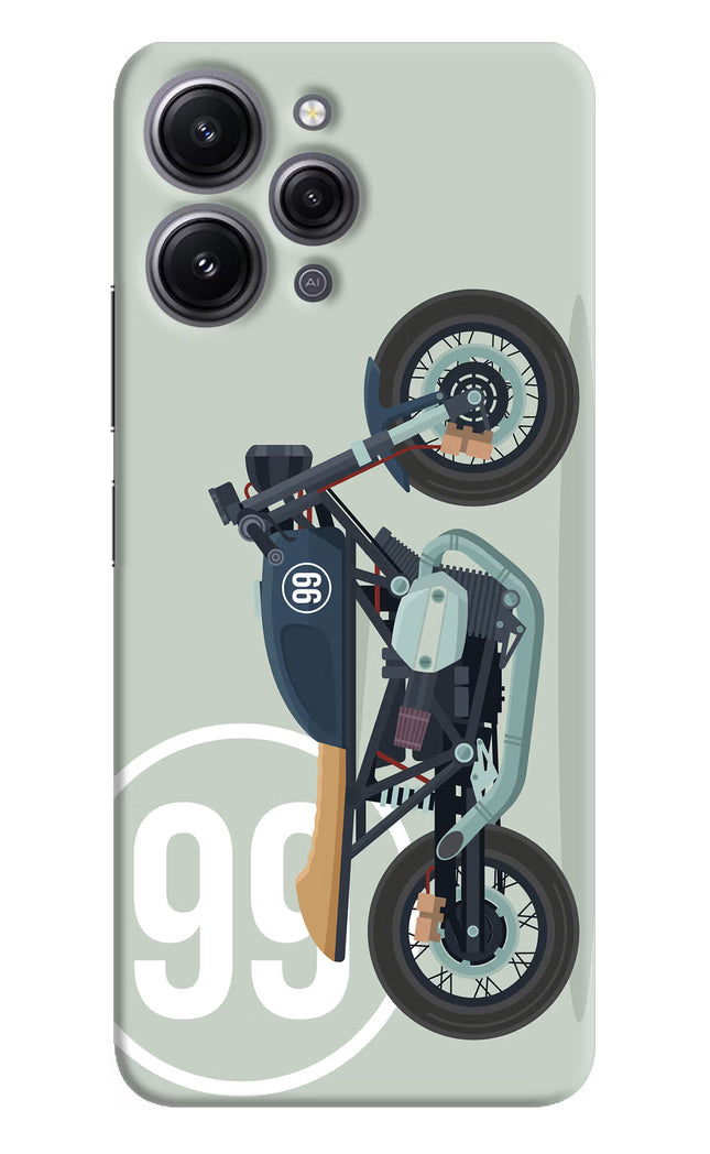 Classic Cafe Racer 99 Redmi 12 4G Hard Case Back Cover by Casekaro