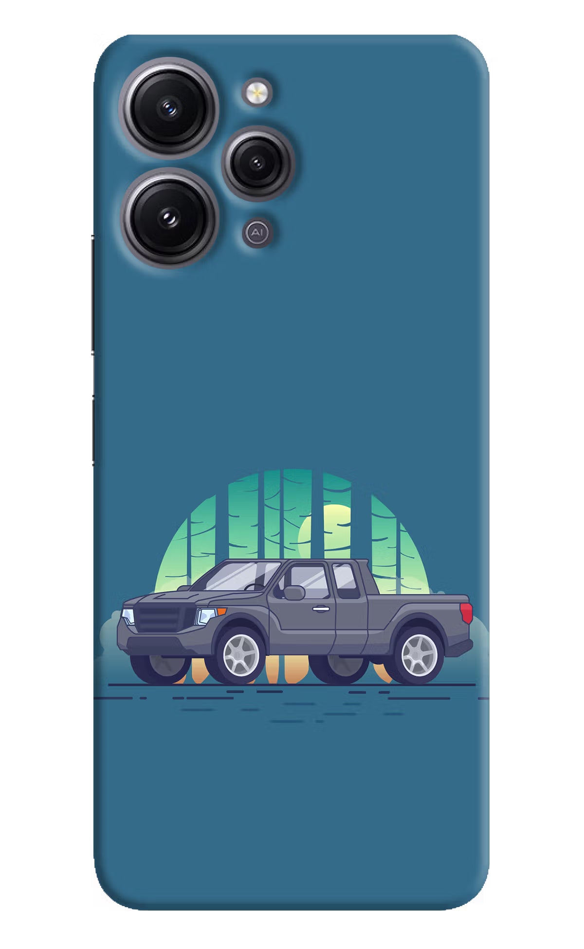 Retro Garage Vibe Redmi 12 4G Hard Case Back Cover by Casekaro