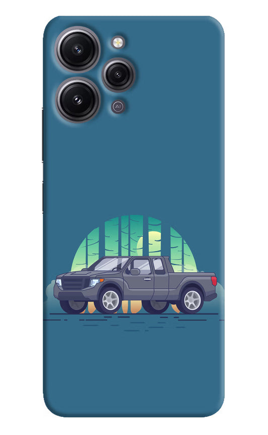 Retro Garage Vibe Redmi 12 4G Hard Case Back Cover by Casekaro